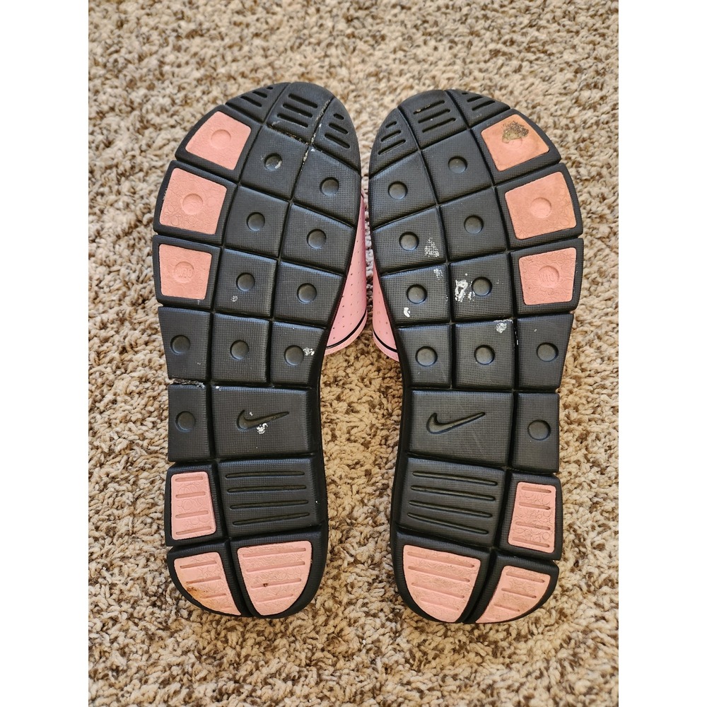 Nike Comfort Footbed Slides Pink Black Athletic Sandals Womens 10 - Picture 7 of 11